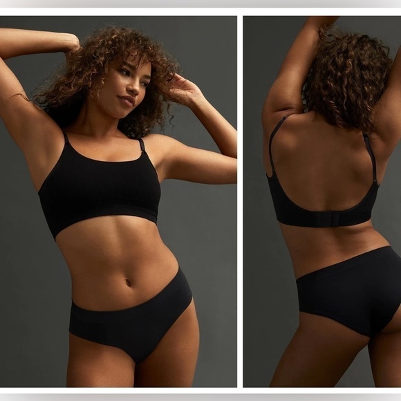 Form Seamless Adjustable Back Wireless Bra Black S - Picture 1 of 9